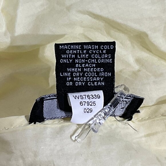 Yellow Flowy 3/4 Sleeve Top Sz Med Willi Smith - Picture 5 of 11